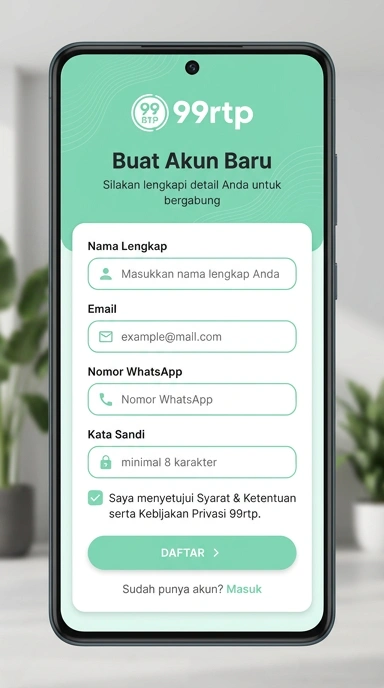 Cara Registrasi Akun 99rtp untuk Pengguna Baru