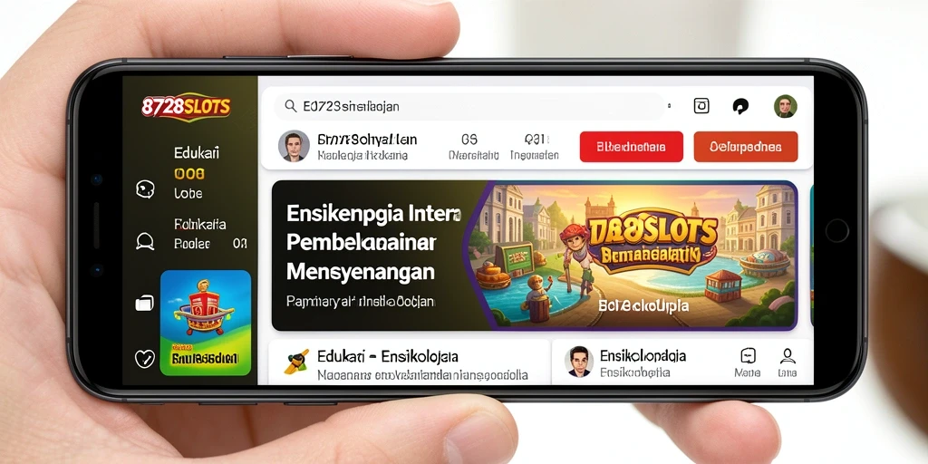 Tampilan antarmuka aplikasi Ensiklopedia 8728SLOTS yang ramah pengguna.