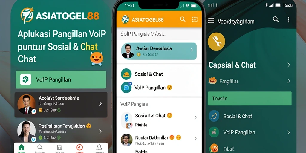 Tampilan antarmuka aplikasi ASIATOGEL88 untuk panggilan VoIP yang intuitif.
