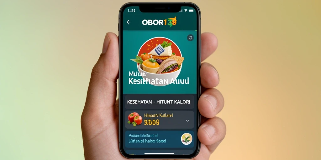 Tampilan antarmuka utama OBOR138 untuk penghitungan kalori yang jelas.